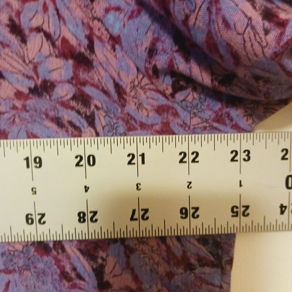 Chelsea & Violet Floral Purple Tiered Maxi Dress Size Medium, Boho, Cottagecore - Picture 10 of 16